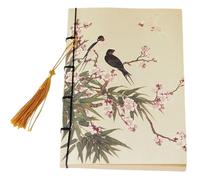 Abbdbd Retro Thread-Bound Journal Chinese Paintings Style Blank Paper Pages Notebook For Journal Sketchbook Drawing