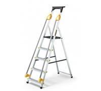 Abbey Aluminium Safety Platform Step Ladders - 5 Tread