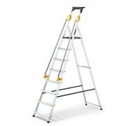 Abbey Aluminium Safety Platform Step Ladders - 8 Tread