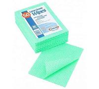 Abbey CCG058 Large Ocean Wipes, Green (Pack Of 50)