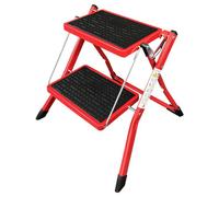 Abbey Easy Reach Step Stool - 2 Tread In Red