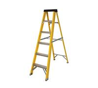 Abbey Fibreglass Swingback Step Ladder 6 Tread