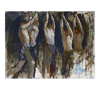 Abbey Figure Study Spirit Vulcan Painting Large Wall Art Print Canvas Premium Mural