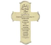 Abbey Gift 6.75" x 10.5" God Sees Every Tear Wall Cross, Multi