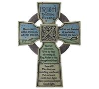 Abbey Gift 6.75" x 9" Irish Bedtime Blessing Cross, Multi