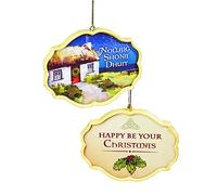 Abbey Gift Irish Cottage Christmas Ornament, Multi
