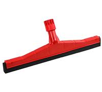 Abbey Heavy Duty Plastic Floor Squeegee (Red, 18 Inch (45cm))