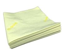 Abbey Hi-Shine Next Generation Microfibre Cleaning Cloth 10 Pack Colour Coded (Yellow)