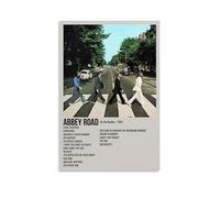 Abbey Road by The Beatles Creative Waterproof Decorative Paintings Free of Framing Directly Pasted with Moisture-proof And Anti Fouling Materials Living Room Bedroom Hanging Paintings Artistic Sense H