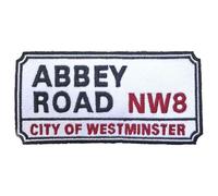 Abbey Road NW London Road Sign Woven Patch Accessory Size
