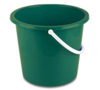 Abbey Round Plastic Homeware Bucket -Green