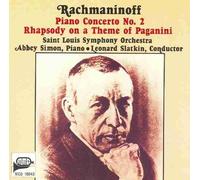 Abbey Simon - Piano Concerto No. 2, Rhapsody on a Theme of Paganini (UK