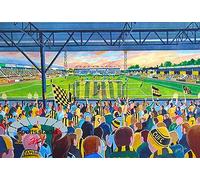 Abbey Stadium Art Print, Cambridge United FC, A4 Size 29.7 x 21 cm, UV-Stable Giclee Print on 260gsm Paper