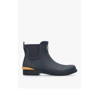Abbeyfield Packable Navy Ankle Wellingtons - Navy Patent / 3
