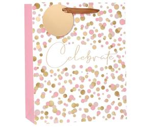 AbbeyShake gift bags large size multidesign - Pack of 6 (Golden Celebrate)