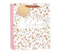 AbbeyShake gift bags medium size multidesign - Pack of 6 (Golden celebrate)