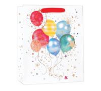 AbbeyShake gift bags medium size multidesign - Pack of 6 (Stars balloons)