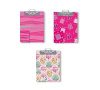 AbbeyShake gift wraps and gift tags bundle - pack of 6 sheets & 6 tags (Female Adult)