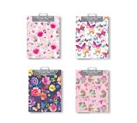 AbbeyShake gift wraps and gift tags bundle - pack of 8 sheets & 8 tags (Female Adult Tradition)