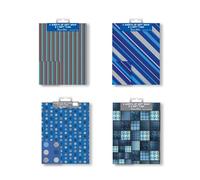 AbbeyShake gift wraps and gift tags bundle - pack of 8 sheets & 8 tags (Male Adult)