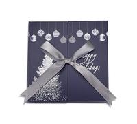 Abbie+Cleo 5 Day Jewellery Advent Calendar - Includes Gold Plated Hoop Earrings, Sapphire Stud Earrings, 925 Sterling Silver Paperclip Bracelet and Necklace Set and a Trio of Elegant Pearl Bracelets