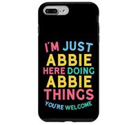 Abbie Here Doing Abbie Things Funny Abbie Name Case for iPhone 7 Plus/8 Plus