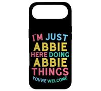 Abbie Here Doing Abbie Things Funny Abbie Name Case for iPhone Air