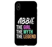 Abbie The Girl The Myth The Legend Funny Name Case for iPhone XS Max