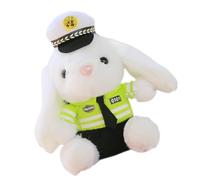 -Abbit from Tooth Spools - Cute Chest Rabbit Ornament, Car Tail Pendant | DASHBOARD AND VEHICLE INTERIOR DECORATION, CONFAILE FIGURINE in Uniform for