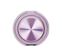 Abbolinxus Cell Phone Grip for MagSafe with Kickstand, Magnetic Stand, Secure Hold for iPhone MagSafe Cases, Adjustable Foldable Desktop Phone Holder Cradle Dock Compatible（Purple Stainless Steel