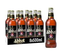 Abbot Ale Reserve Strong Ale 500ml Bottles - Pack of 8 - Premium English Beer - Full-Flavoured Strong Traditional Ale - Malty Beer - 6.5% ABV - 8 Pack of Bottles
