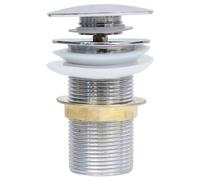 abbotsford un-slotted pop-up basin waste - chrome