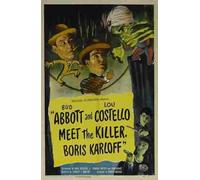 Abbott and Costello Meet the Killer Boris Karloff 01 Film A4 Poster Print 10x8