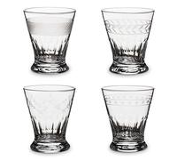 Abbott Collection Clear Old-Fashoned Glass with Etching, 1 EA