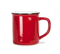Abbott Collection Enamel Look Stoneware Mug, Red -