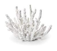 Abbott Collection Finger Coral - Fake Coral Beach Home Decor - Coral Decorations for Home, Bathroom, Kitchen - White (Small)