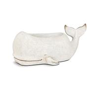Abbott Collection Large Grey Whale Planter (15" Long)
