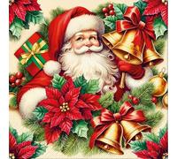 Abbott Collection Lunch Santa & Bells Napkins. 20 Pcs