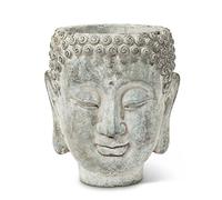 Abbott Collection Planter, Cement, Gray, Large (7" H)