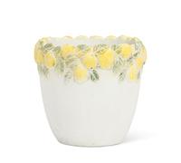 Abbott Collection Planter, Concrete, Yellow