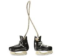 Abbott Collection Resin Hockey Skates Ornament, Black