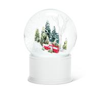 Abbott Collection Small Car with Tree in Forest Snow Globe (5" H)