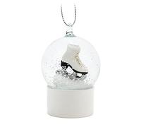 Abbott Collection Small Ladies Skate Snow Globe Ornament-2.3" H