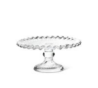Abbott Collection Small Pedestal Cake Stand - Glass, Clear (7"D)