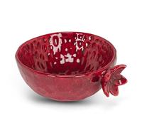Abbott Collection Small Pomegranate Shaped Bowl - Ceramic (4.5" L)