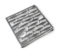 Abbott Collection Trivet, Aluminum, Silver, 8 inches SQ