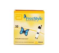 Abbott FreeStyle 50 Blood Glucose Test Strips with Butterfly