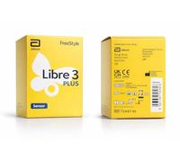 Abbott Freestyle Libre 3 Plus Sensor ONLY for diabetes patients Glucose monitoring supplied without VAT, plus FREE alcohol wipe and water proof CGM patch