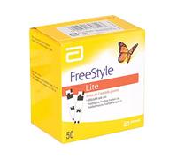 Abbott Freestyle Lite Blood Glucose Test Strip, InsuLinx, Navigator II (Pack of 50)