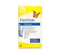 Abbott Freestyle Optium Blood Glucose Test Strips - 50 Test Strips